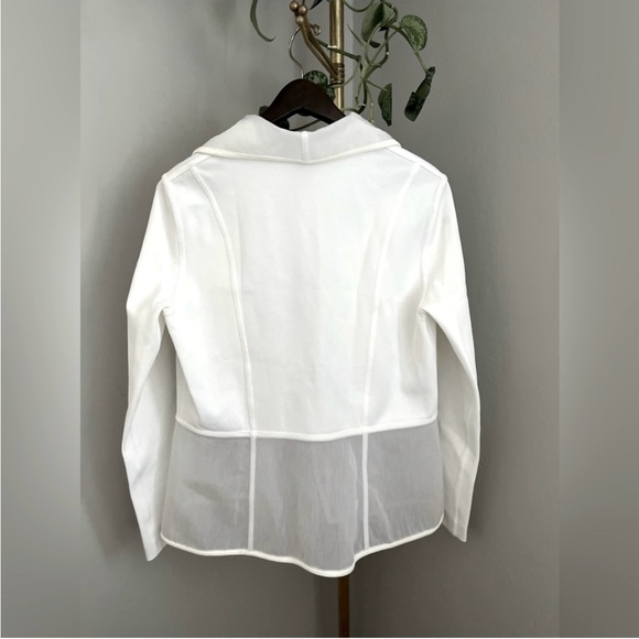 KZ_K Studio NYC White Techno Blazer NWT ~ Size L - Picture 4 of 14
